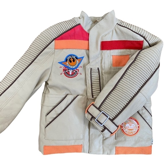 Disney Store Star Wars Resistance Force Awakens Finn’s Pilot X Wing Jacket 2 - Picture 2 of 12